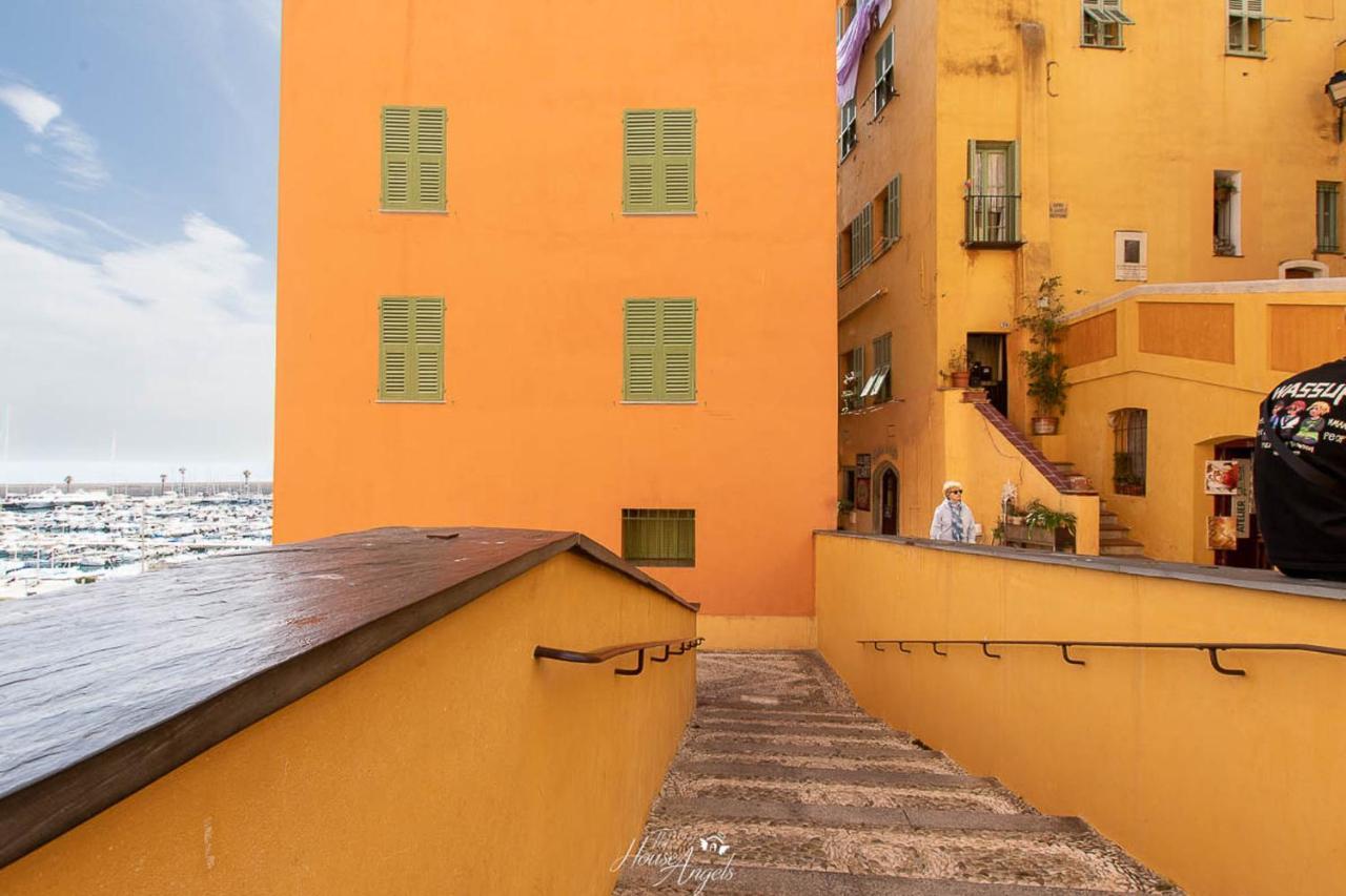 Vista Mare E Comfort In Centro Storico Menton Ngoại thất bức ảnh